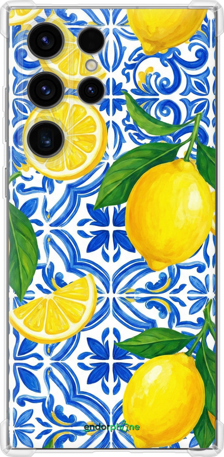 Силикон с усиленными углами чехол Grocery Girl Italian Summer для Samsung Galaxy S24 Ultra - 6766sp-3389 изображение 