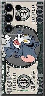 Силиконовый чехол Том и джерри для Samsung Galaxy S24 Ultra - 6291u-3389 изображение 