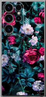 Силиконовый чехол Сад и розы для Samsung Galaxy S24 Ultra - 6483u-3389 изображение 