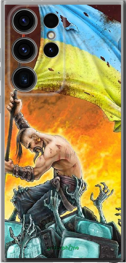 

Силіконовий чохол "Сильна Україна" для Samsung Galaxy S24 Ultra, Синій
