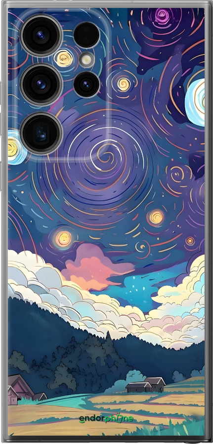 Силіконовий чехол Креативний арт для Samsung Galaxy S24 Ultra - 6322u-3389 изображение 