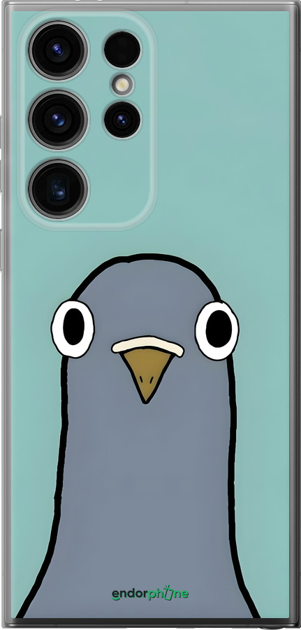 Силіконовий чехол Голубь для Samsung Galaxy S24 Ultra - 6388u-3389 изображение 