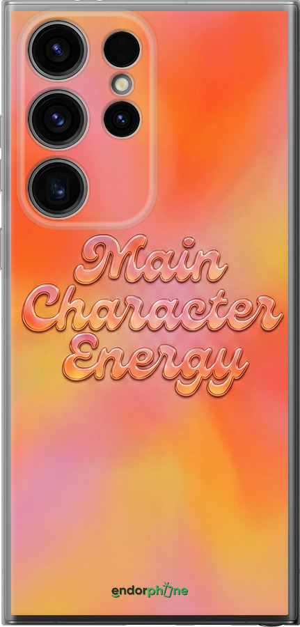 Силіконовий чехол Aura Gradient Main Character Energy Aesthetic Y2K для Samsung Galaxy S24 Ultra - 6783u-3389 изображение 