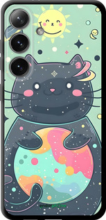 TPU чехол Милый котик для Samsung Galaxy S24 - 6364b-3390 изображение 