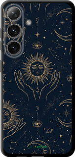 TPU чехол Celestial Harmony: Sun & Moon Gold Mystic Pattern для Samsung Galaxy S24 - 6778b-3390 изображение 