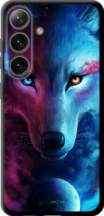 TPU чехол Арт-волк для Samsung Galaxy S24 - 3999b-3390 изображение 
