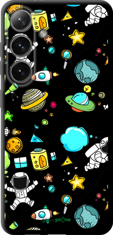 TPU чехол Космос для Samsung Galaxy S24 - 4735b-3390 изображение 