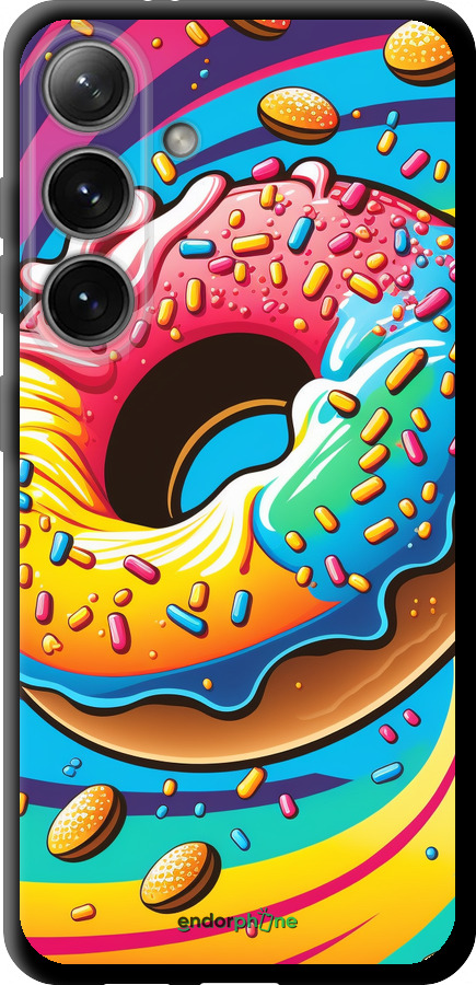 TPU чехол Пончик веселка для Samsung Galaxy S24 - 5584b-3390 изображение 