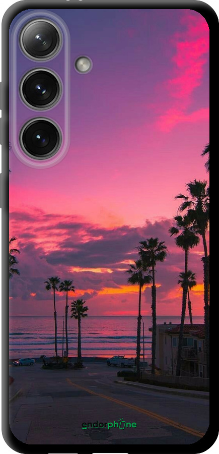 TPU чехол Пальми для Samsung Galaxy S24 - 5873b-3390 изображение 