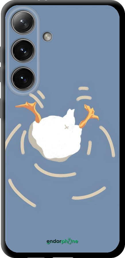 TPU чехол Гусь ныряет для Samsung Galaxy S24 - 6275b-3390 изображение 