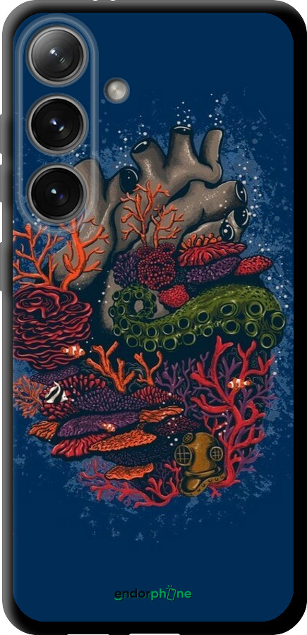 TPU чехол Серце моря для Samsung Galaxy S24 - 6506b-3390 изображение 
