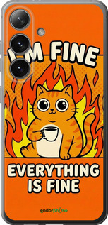 Силиконовый чехол 'Funny Cat' для Samsung Galaxy S24 изображение 9