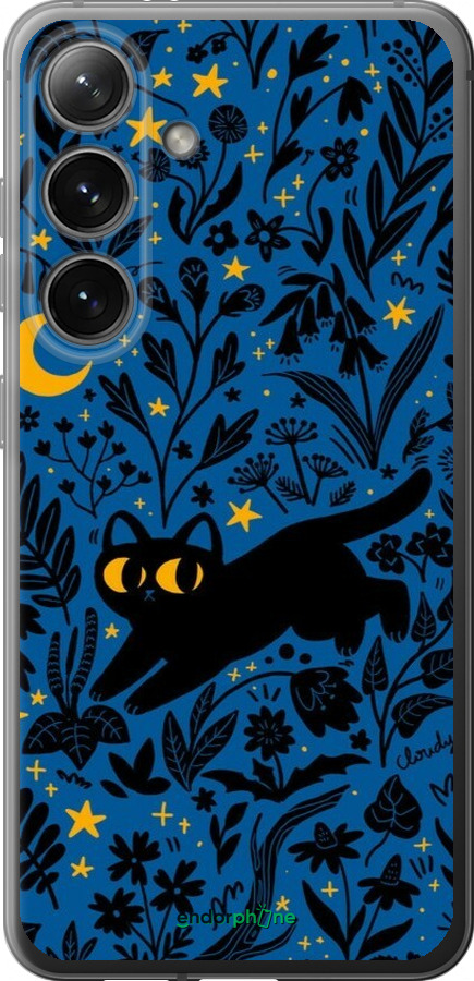 Силиконовый чехол Летняя ночь для Samsung Galaxy S24 - 6472u-3390 изображение 