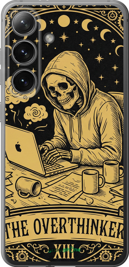 Силіконовий чехол The Overthinker для Samsung Galaxy S24 - 6774u-3390 изображение 