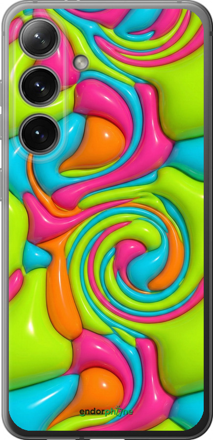 Силиконовый чехол Y2K Jelly Dream для Samsung Galaxy S24 - 6780u-3390 изображение 