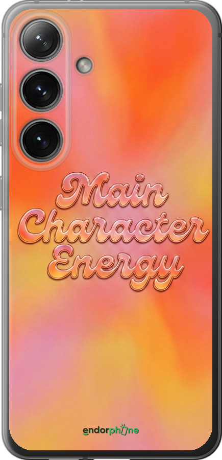 Силиконовый чехол Aura Gradient Main Character Energy Aesthetic Y2K для Samsung Galaxy S24 - 6783u-3390 изображение 