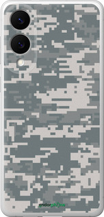 Силиконовый чехол Камуфляж для Samsung Galaxy S25 Edge - 1085u-3923 изображение 