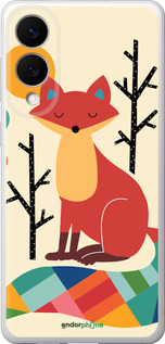 Силиконовый чехол Rainbow fox для Samsung Galaxy S25 Edge - 4010u-3923 изображение 