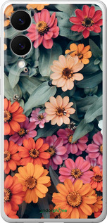 Силіконовий чехол Beauty flowers для Samsung Galaxy S25 Edge - 4050u-3923 изображение 
