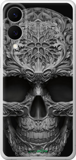 Силиконовый чехол skull-ornament для Samsung Galaxy S25 Edge - 4101u-3923 изображение 