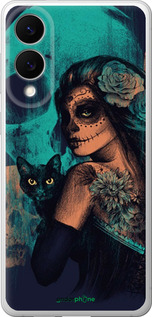 Силиконовый чехол Fantasy girl для Samsung Galaxy S25 Edge - 4133u-3923 изображение 