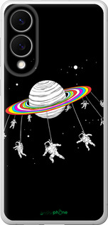 Силиконовый чехол Лунная карусель для Samsung Galaxy S25 Edge - 4136u-3923 изображение 