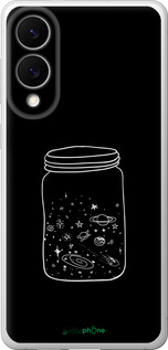 Силиконовый чехол Космос в банке для Samsung Galaxy S25 Edge - 4297u-3923 изображение 