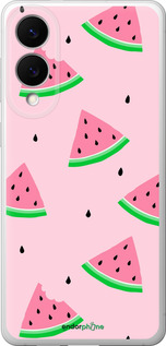 Силиконовый чехол Розовый арбуз для Samsung Galaxy S25 Edge - 4314u-3923 изображение 