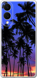 Силиконовый чехол Пальмы для Samsung Galaxy S25 Edge - 4324u-3923 изображение 