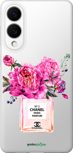 Силіконовий чехол Chanel для Samsung Galaxy S25 Edge - 4906u-3923 изображение 