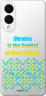 Силіконовий чехол Ukraine  для Samsung Galaxy S25 Edge - 5283u-3923 изображение 