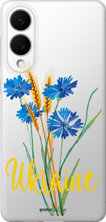 Силиконовый чехол Ukraine v2 для Samsung Galaxy S25 Edge - 5445u-3923 изображение 