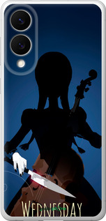 Силиконовый чехол Wednesday для Samsung Galaxy S25 Edge - 5515u-3923 изображение 