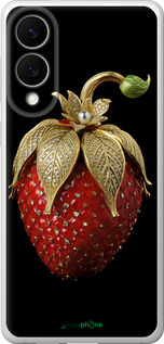 Силіконовий чехол Полуниця v3 для Samsung Galaxy S25 Edge - 5638u-3923 изображение 