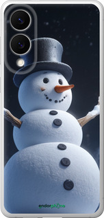 Силиконовый чехол Снеговик для Samsung Galaxy S25 Edge - 5826u-3923 изображение 