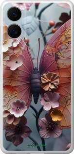 Силиконовый чехол Fairy Butterfly для Samsung Galaxy S25 Edge - 6048u-3923 изображение 
