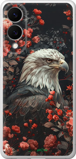 Силиконовый чехол Цветочный страж для Samsung Galaxy S25 Edge - 6102u-3923 изображение 