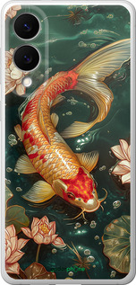 Силиконовый чехол Мелодия Лотоса для Samsung Galaxy S25 Edge - 6106u-3923 изображение 