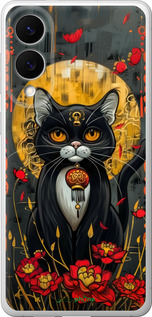 Силиконовый чехол China Cat для Samsung Galaxy S25 Edge - 6134u-3923 изображение 