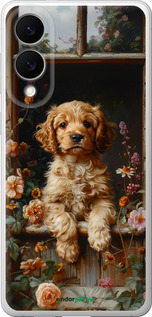 Силиконовый чехол Щенок cocker spaniel для Samsung Galaxy S25 Edge - 6136u-3923 изображение 