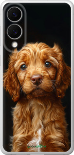 Силиконовый чехол Cocker spaniel на черном фоне для Samsung Galaxy S25 Edge - 6137u-3923 изображение 
