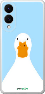 Силиконовый чехол Гусь для Samsung Galaxy S25 Edge - 6350u-3923 изображение 