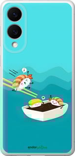 Силиконовый чехол Суши для Samsung Galaxy S25 Edge - 6354u-3923 изображение 