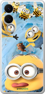 Силиконовый чехол Миньоны для Samsung Galaxy S25 Edge - 6386u-3923 изображение 