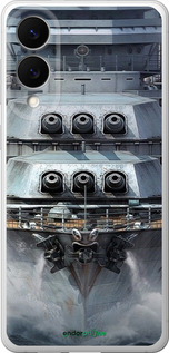 Силіконовий чехол Лінкор, world of tanks, wargaming, військовий корабель для Samsung Galaxy S25 Edge - 6453u-3923 изображение 