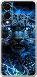 Силиконовый чехол Ледяной леопард для Samsung Galaxy S25 Edge - 6460u-3923 изображение 