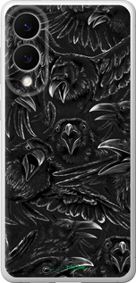 Силиконовый чехол Воронья ярость для Samsung Galaxy S25 Edge - 6474u-3923 изображение 