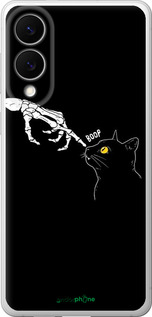Силиконовый чехол Кошка для Samsung Galaxy S25 Edge - 6505u-3923 изображение 