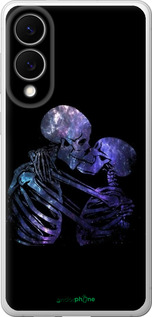 Силиконовый чехол С изображением скелета для Samsung Galaxy S25 Edge - 6537u-3923 изображение 