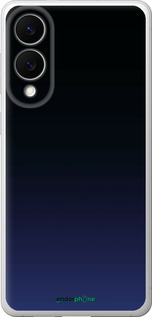 Силиконовый чехол Градиент в тёмно - синем стиле для Samsung Galaxy S25 Edge - 6542u-3923 изображение 